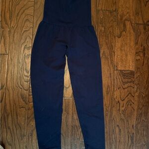 Women's Navy Maternity Large winter leggings